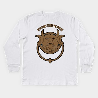 Labyrinth - Knocker Kids Long Sleeve T-Shirt